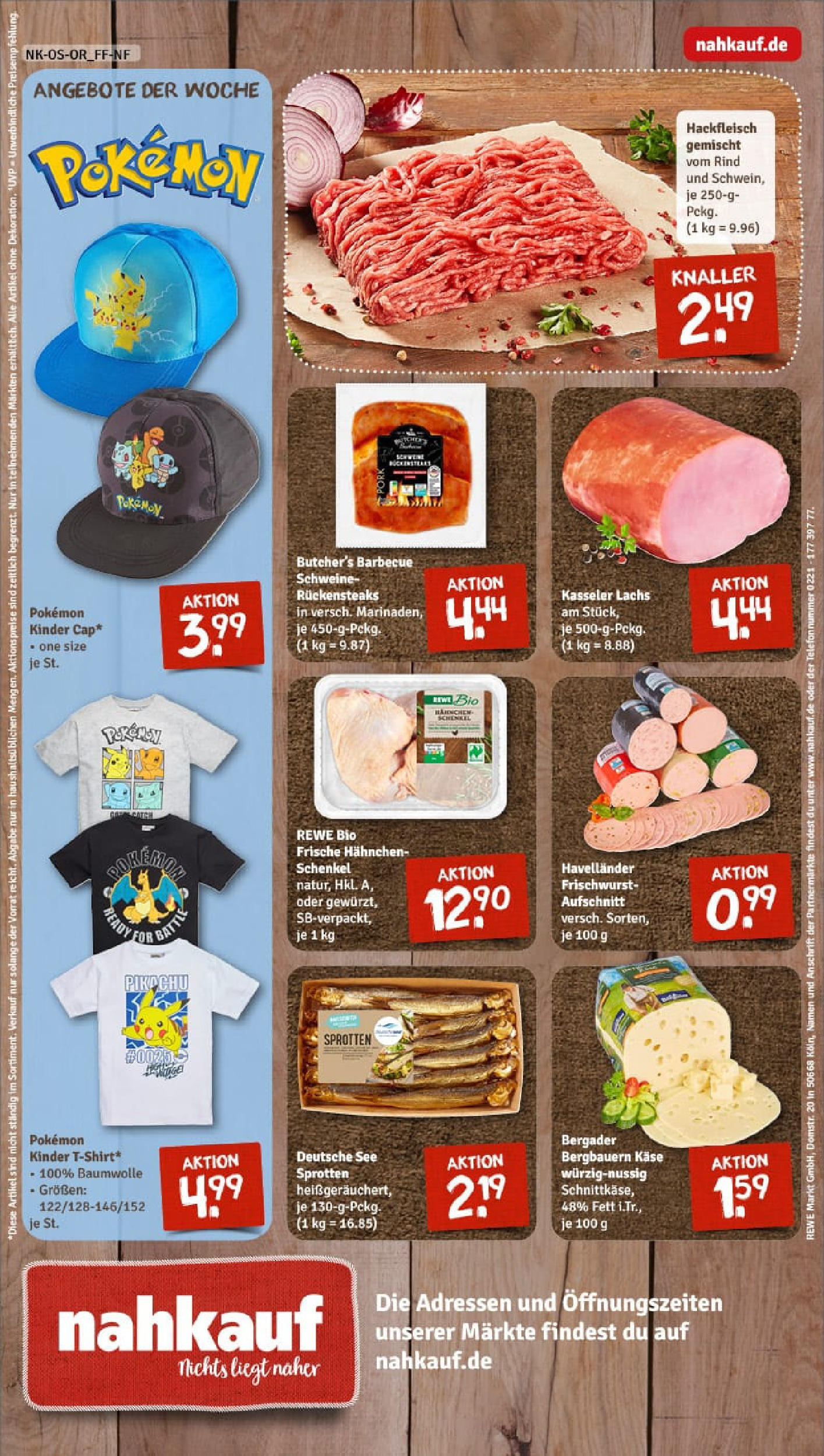 REWE Prospekt ab 03.08.2025 zum Blättern » Angebote | Seite: 8 | Produkte: Hahnchen, Käse, Lachs, Steak REWE Prospekt ab 03.08.2025 zum Blättern » Angebote | Seite: 8 | Produkte: Hahnchen, Käse, Lachs, Steak