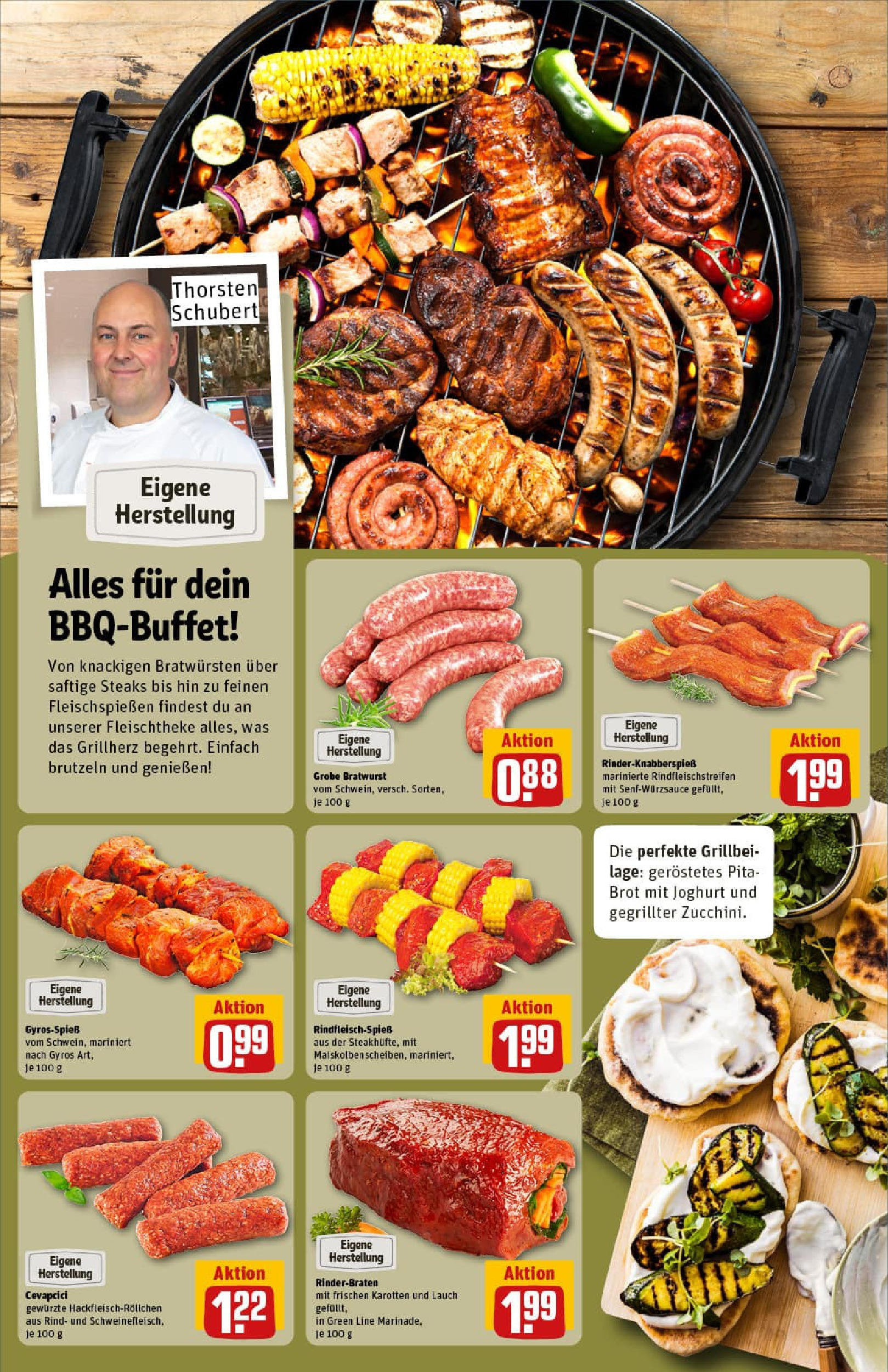 REWE Prospekt ab 03.08.2025 zum Blättern » Angebote | Seite: 12 | Produkte: Rinderbraten, Joghurt, Cevapcici, Gyros REWE Prospekt ab 03.08.2025 zum Blättern » Angebote | Seite: 12 | Produkte: Rinderbraten, Joghurt, Cevapcici, Gyros