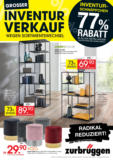 Zurbrüggen: Großer Inventurverkauf