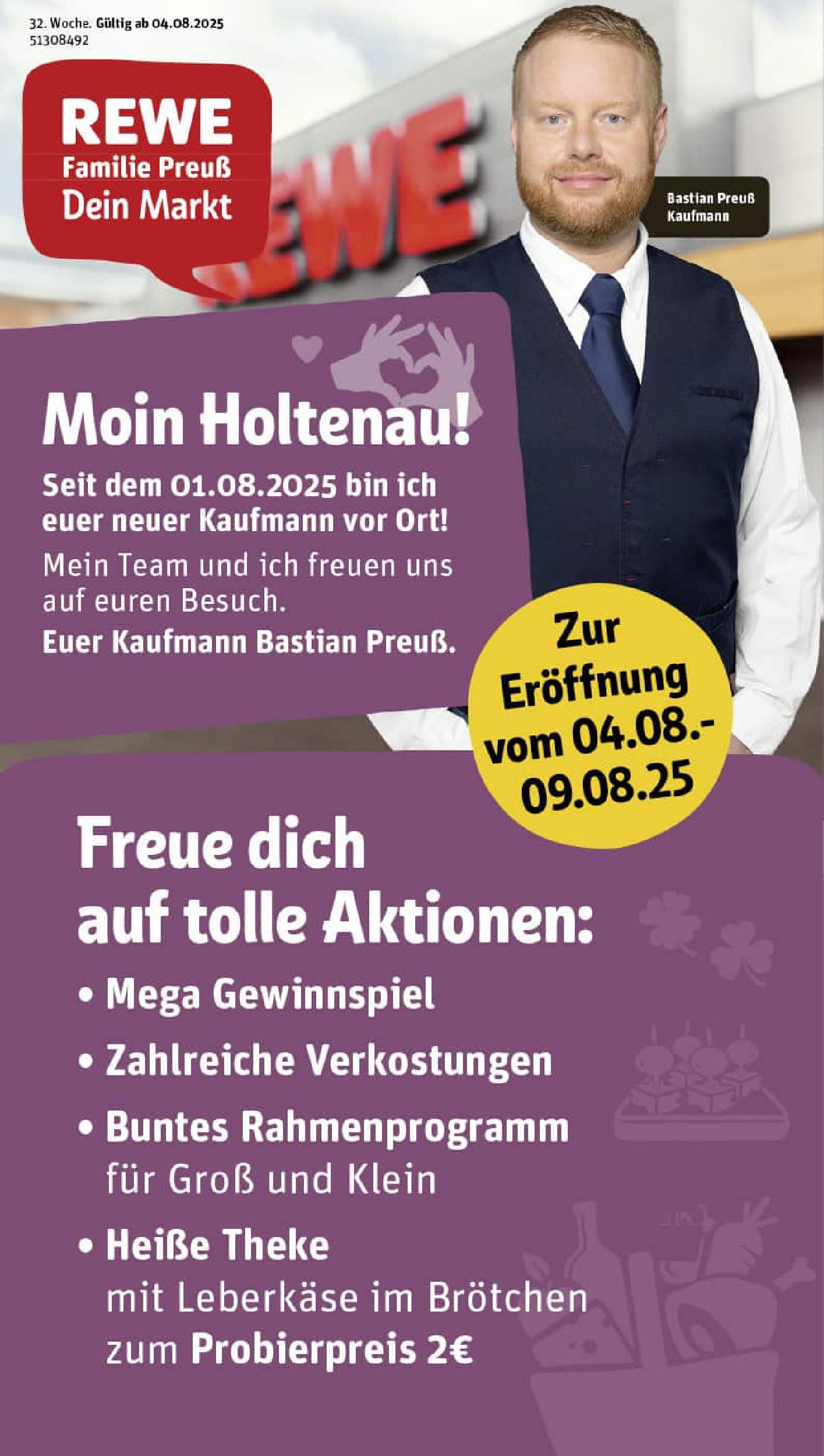REWE Prospekt ab 03.08.2025 zum Blättern » Angebote | Seite: 1 | Produkte: Theke, Leberkase REWE Prospekt ab 03.08.2025 zum Blättern » Angebote | Seite: 1 | Produkte: Theke, Leberkase