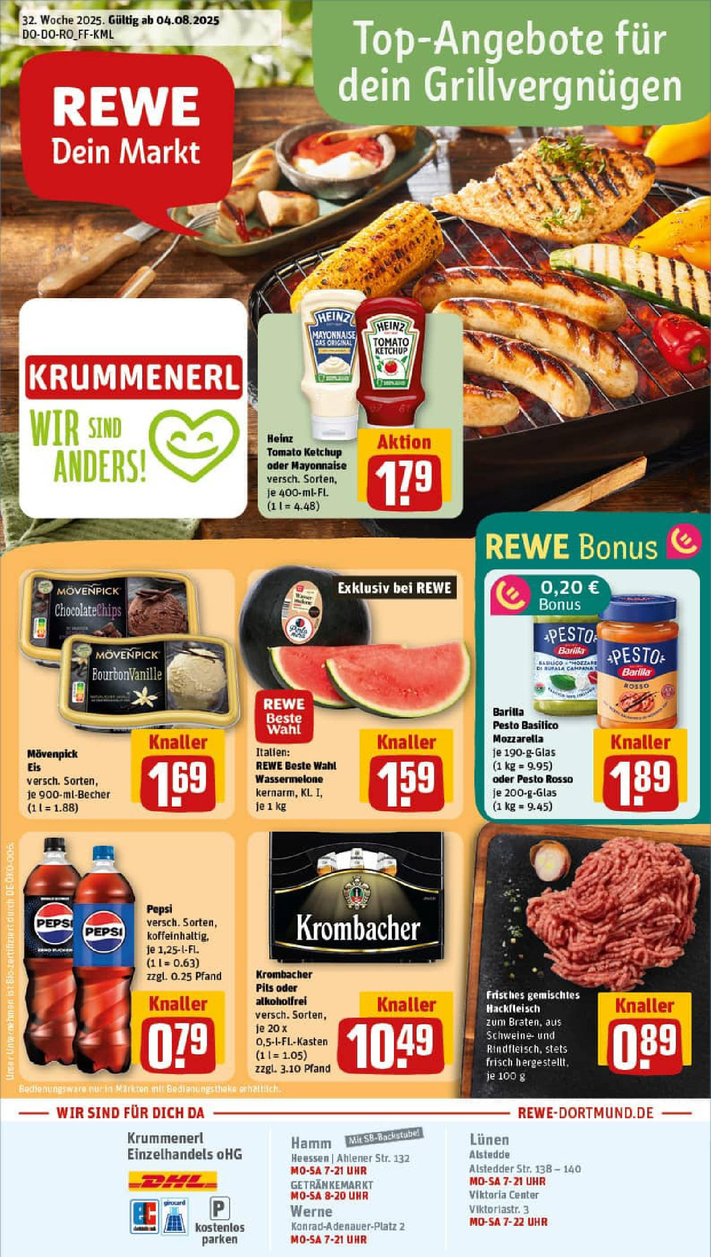REWE Prospekt ab 03.08.2025 zum Blättern » Angebote | Seite: 1 REWE Prospekt ab 03.08.2025 zum Blättern » Angebote | Seite: 1