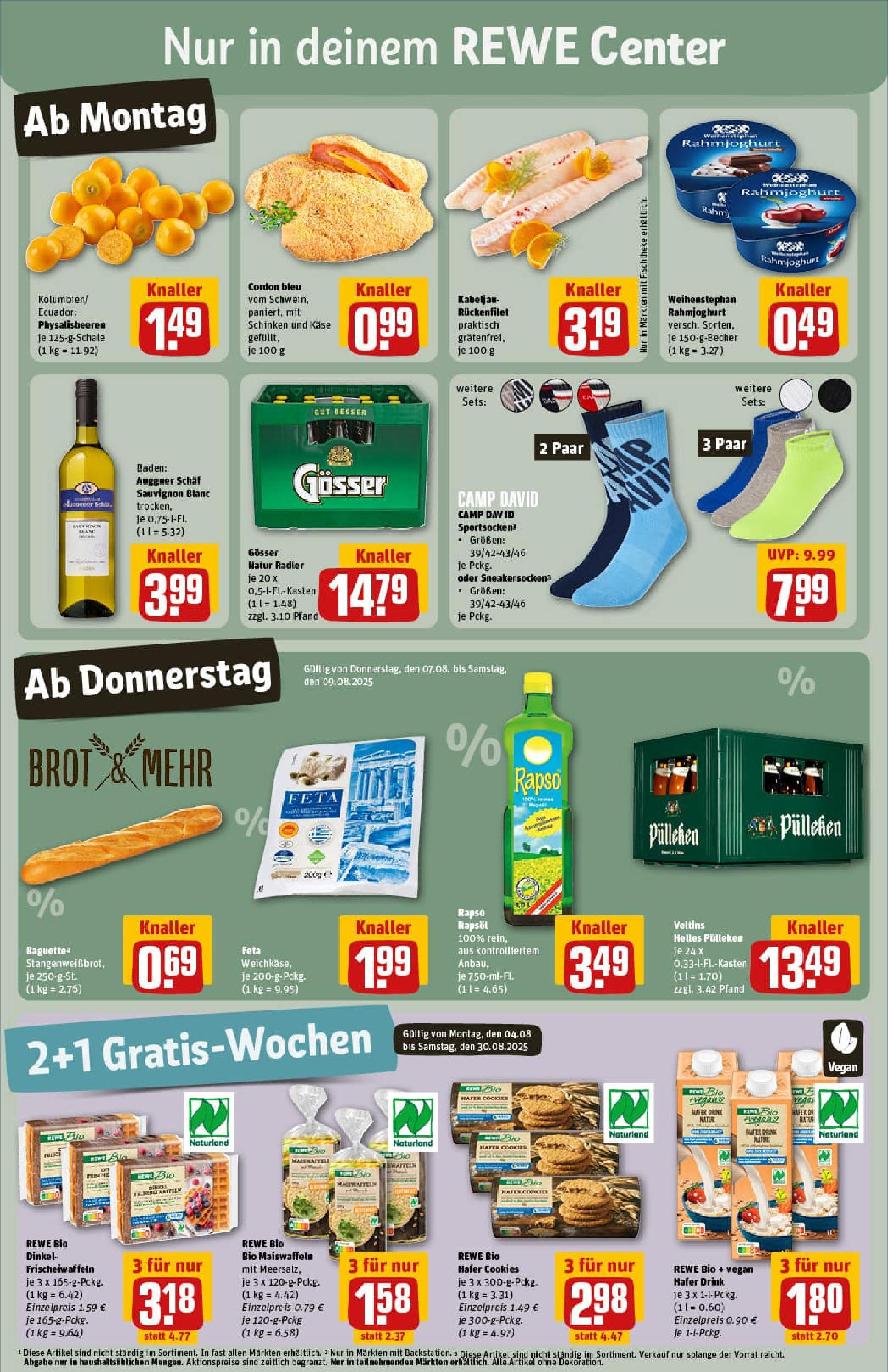 REWE Prospekt ab 03.08.2025 zum Blättern » Angebote | Seite: 3 | Produkte: Helles pulleken, Theke, Fisch, Schinken REWE Prospekt ab 03.08.2025 zum Blättern » Angebote | Seite: 3 | Produkte: Helles pulleken, Theke, Fisch, Schinken