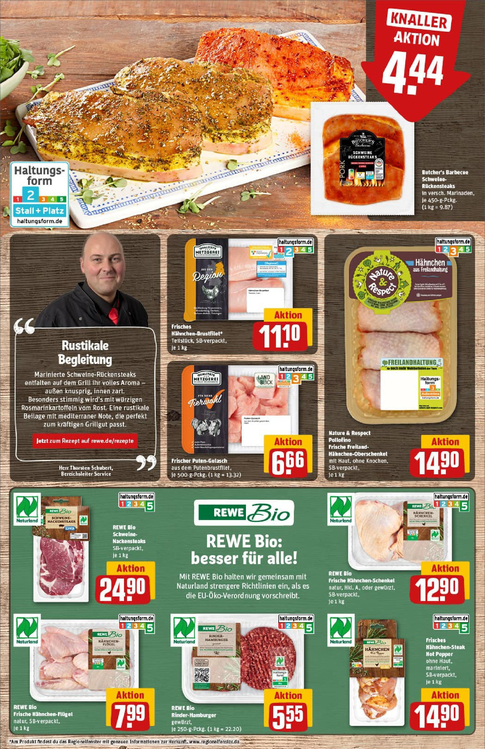 REWE Prospekt ab 03.08.2025 zum Blättern » Angebote | Seite: 8 | Produkte: Grill, Hahnchen, Hahnchenschenkel, Steak REWE Prospekt ab 03.08.2025 zum Blättern » Angebote | Seite: 8 | Produkte: Grill, Hahnchen, Hahnchenschenkel, Steak
