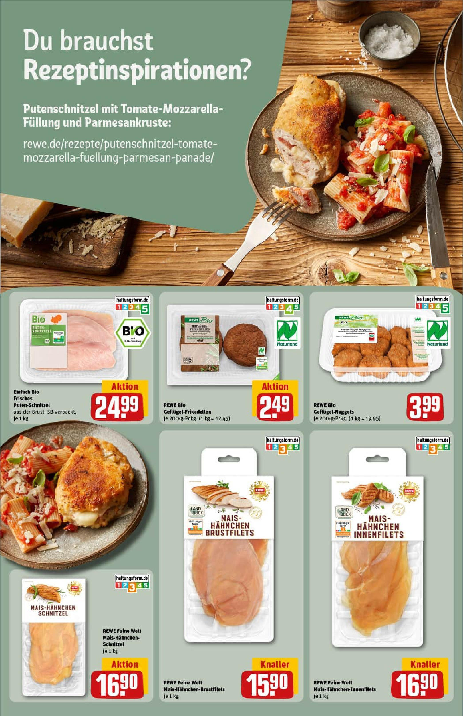 REWE Prospekt ab 03.08.2025 zum Blättern » Angebote | Seite: 12 | Produkte: Hahnchen, Schnitzel, Putenschnitzel REWE Prospekt ab 03.08.2025 zum Blättern » Angebote | Seite: 12 | Produkte: Hahnchen, Schnitzel, Putenschnitzel