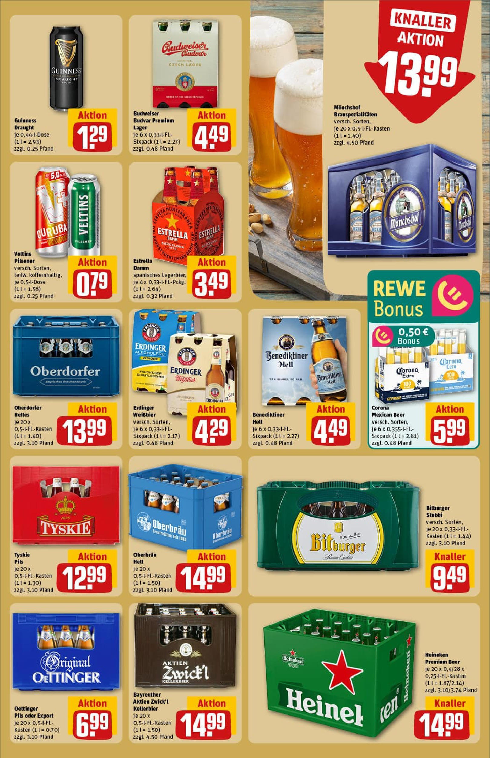 REWE Prospekt ab 03.08.2025 zum Blättern » Angebote | Seite: 21 | Produkte: Bitburger, Monchshof, Erdinger, Pils REWE Prospekt ab 03.08.2025 zum Blättern » Angebote | Seite: 21 | Produkte: Bitburger, Monchshof, Erdinger, Pils