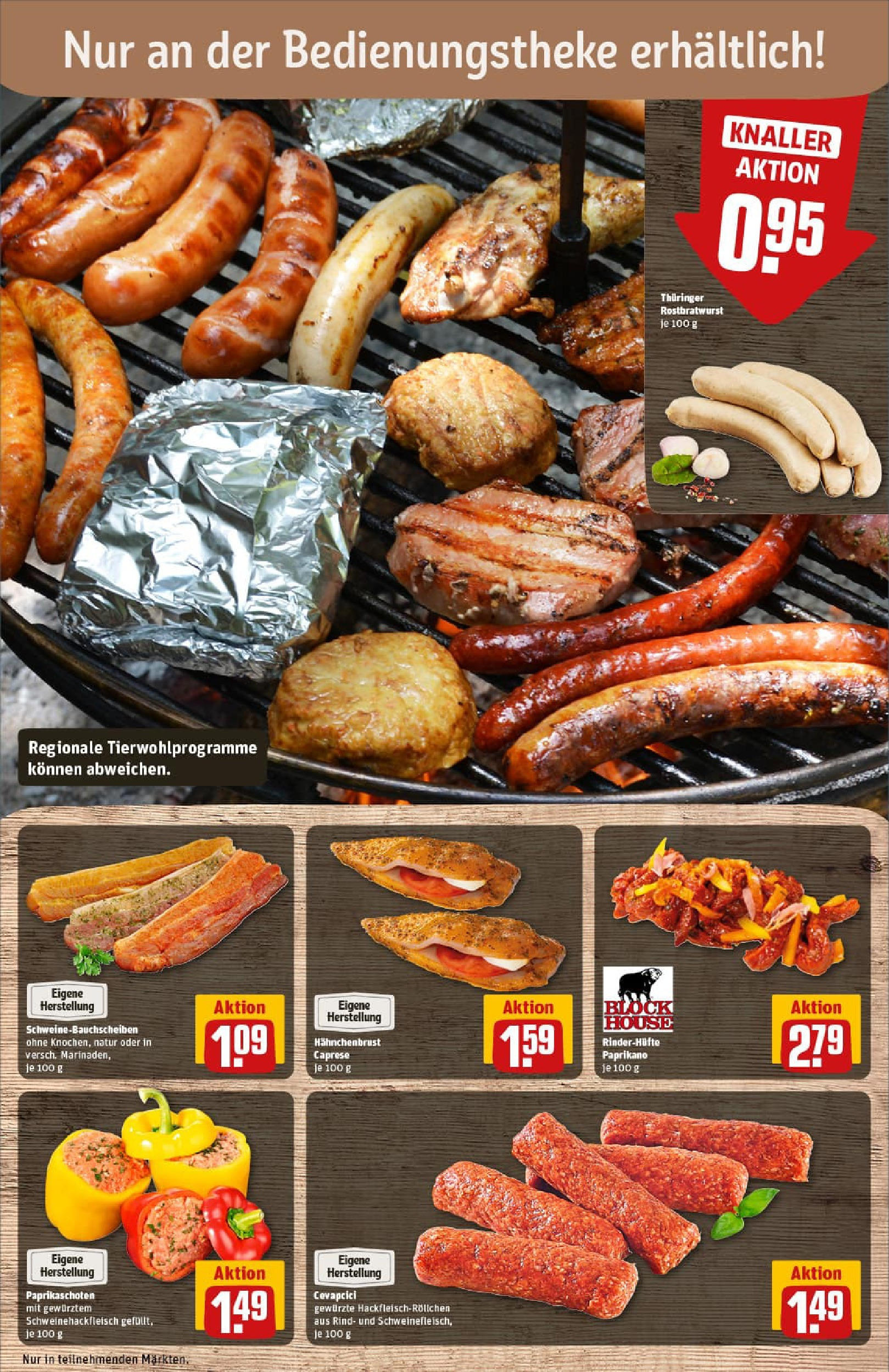 REWE Prospekt ab 03.08.2025 zum Blättern » Angebote | Seite: 10 | Produkte: Cevapcici, Hahnchenbrust REWE Prospekt ab 03.08.2025 zum Blättern » Angebote | Seite: 10 | Produkte: Cevapcici, Hahnchenbrust