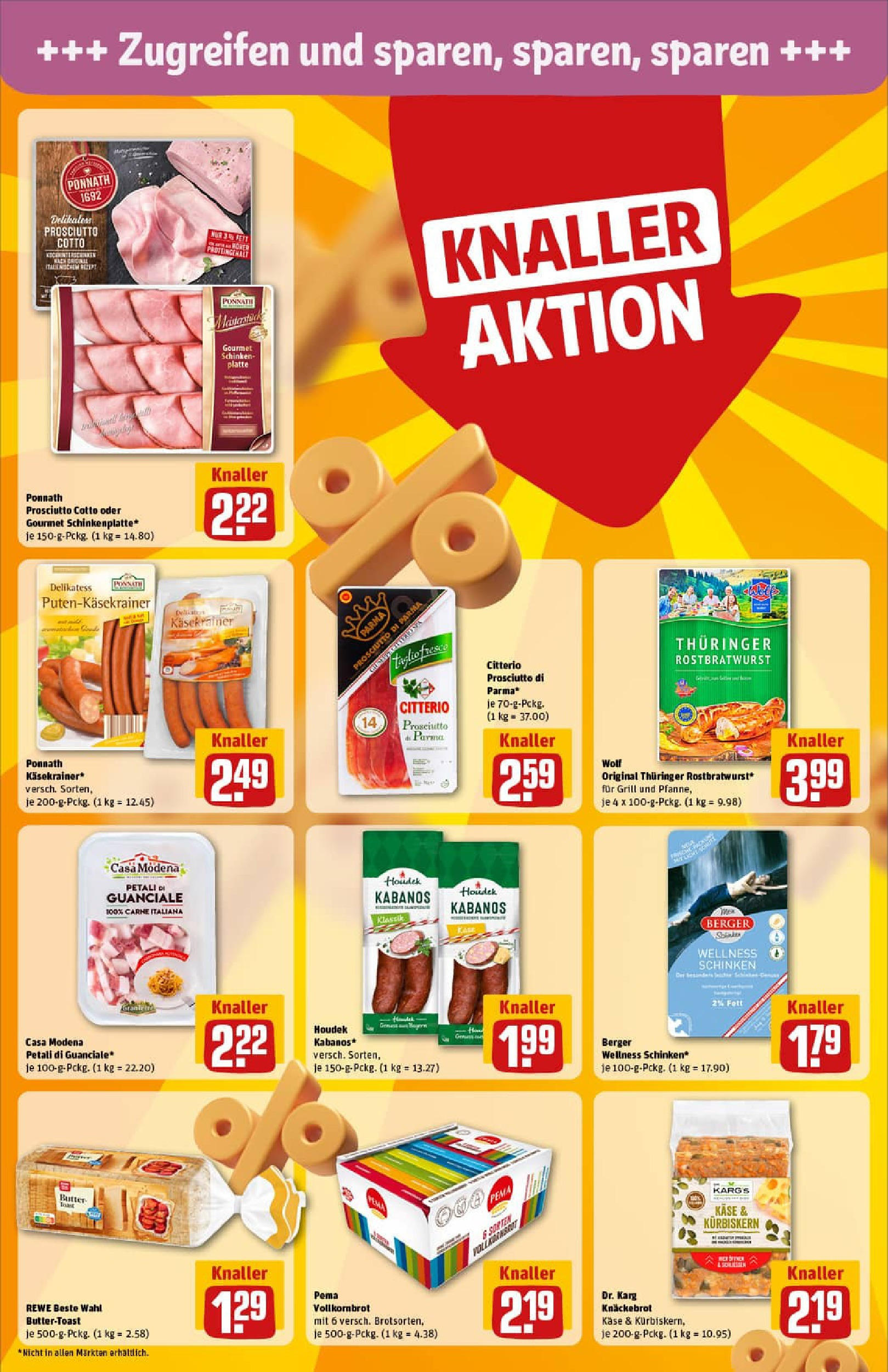 REWE Prospekt ab 03.08.2025 zum Blättern » Angebote | Seite: 18 | Produkte: Grill, Käse, Vollkornbrot, Schinken