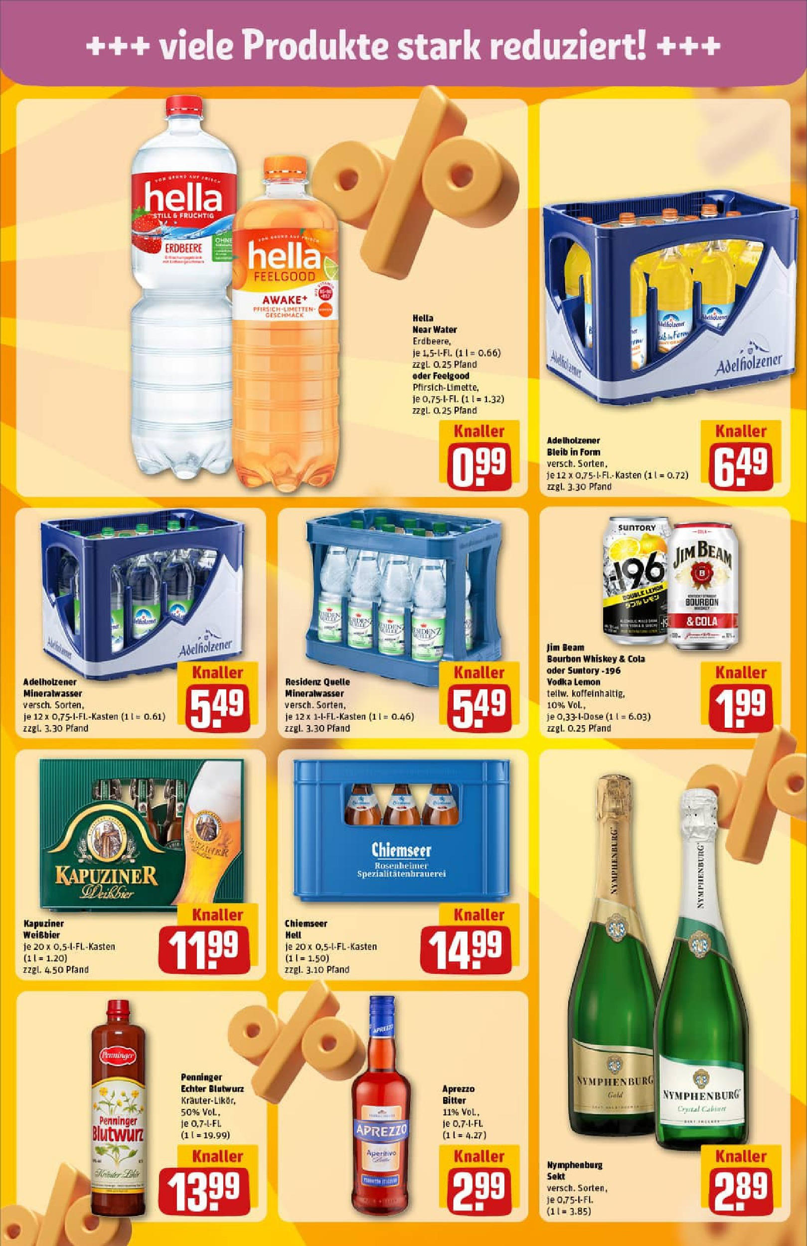 REWE Prospekt ab 03.08.2025 zum Blättern » Angebote | Seite: 21 | Produkte: Cola, Weißbier, Hella, Vodka
