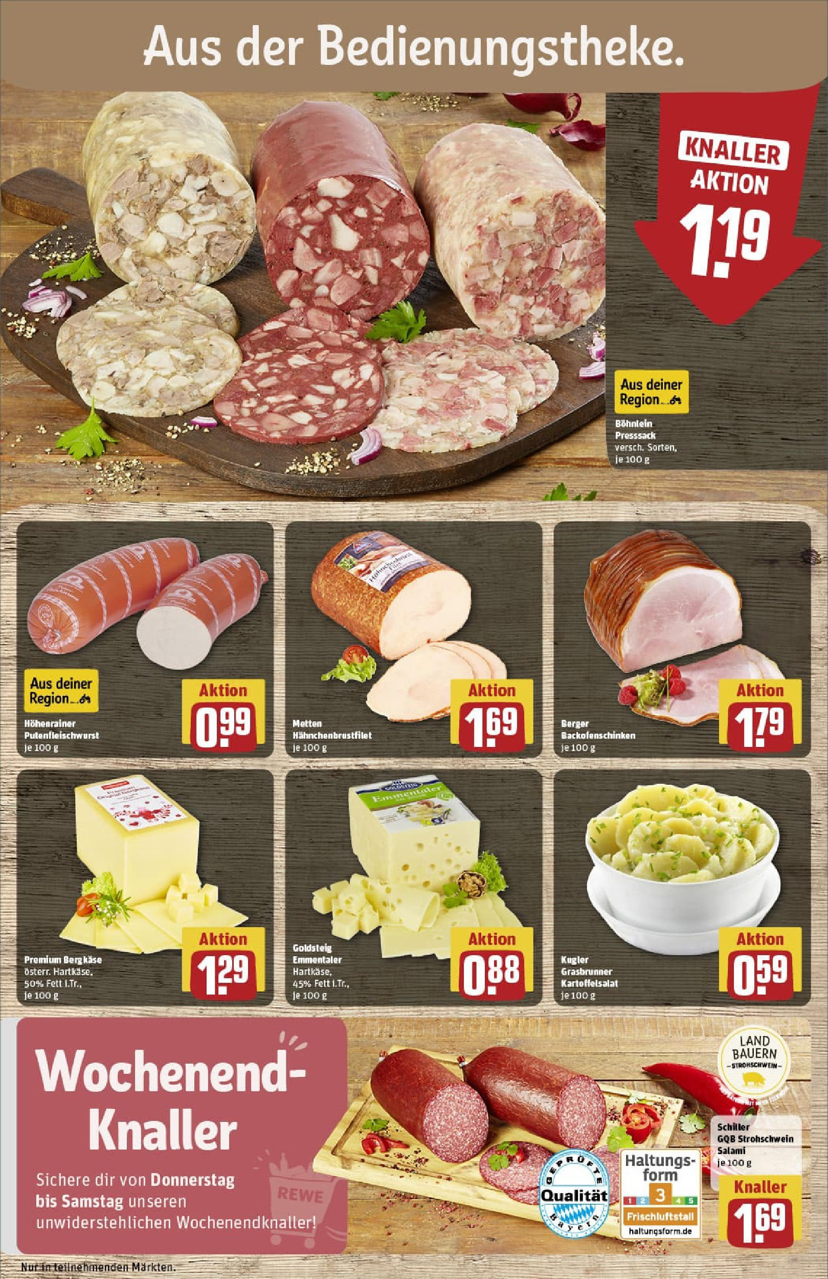 REWE Prospekt ab 03.08.2025 zum Blättern » Angebote | Seite: 11 | Produkte: Käse, Salami