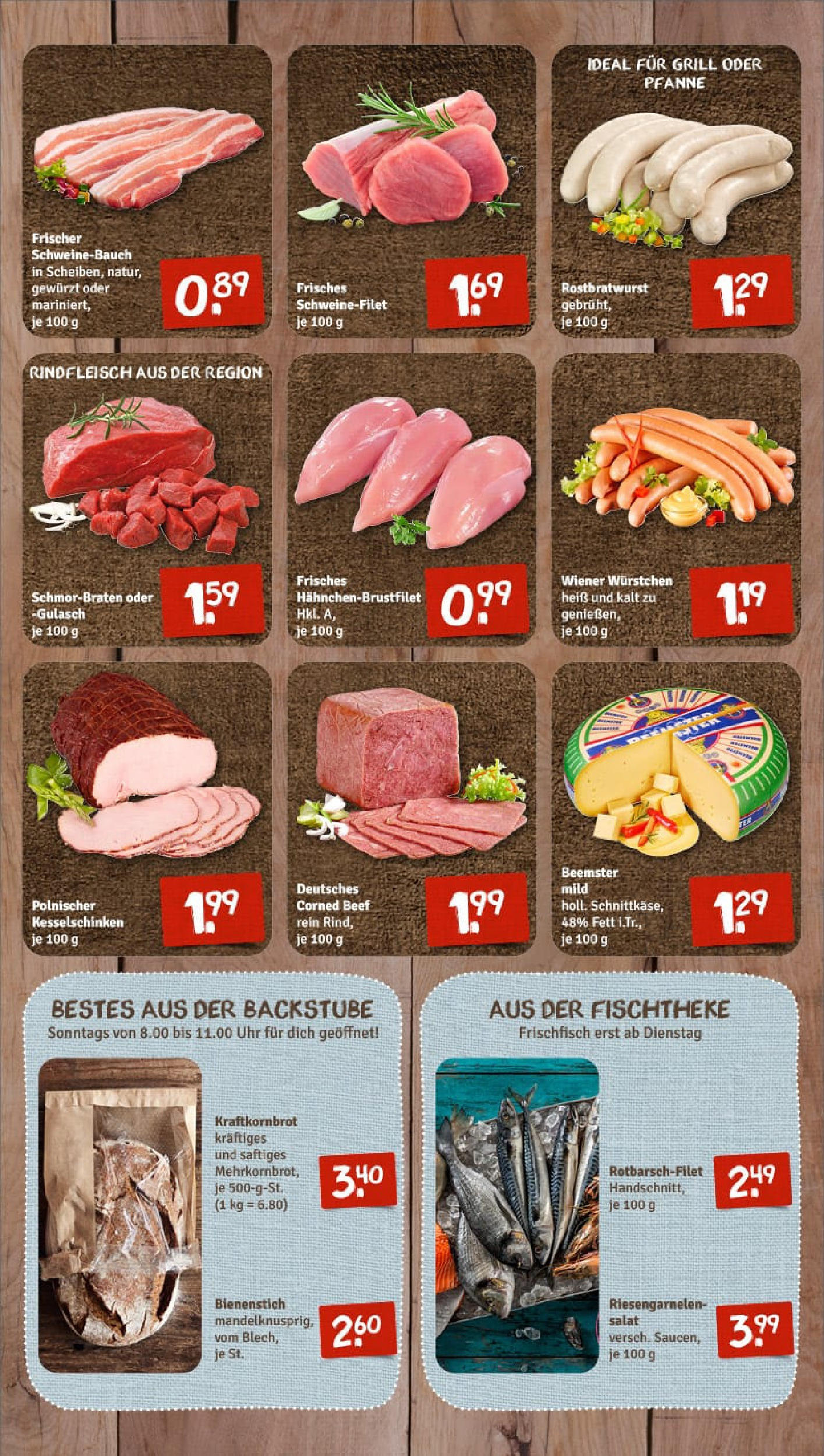 REWE Prospekt ab 03.08.2025 zum Blättern » Angebote | Seite: 7 | Produkte: Schweinebauch, Rindfleisch, Salat, Uhr REWE Prospekt ab 03.08.2025 zum Blättern » Angebote | Seite: 7 | Produkte: Schweinebauch, Rindfleisch, Salat, Uhr