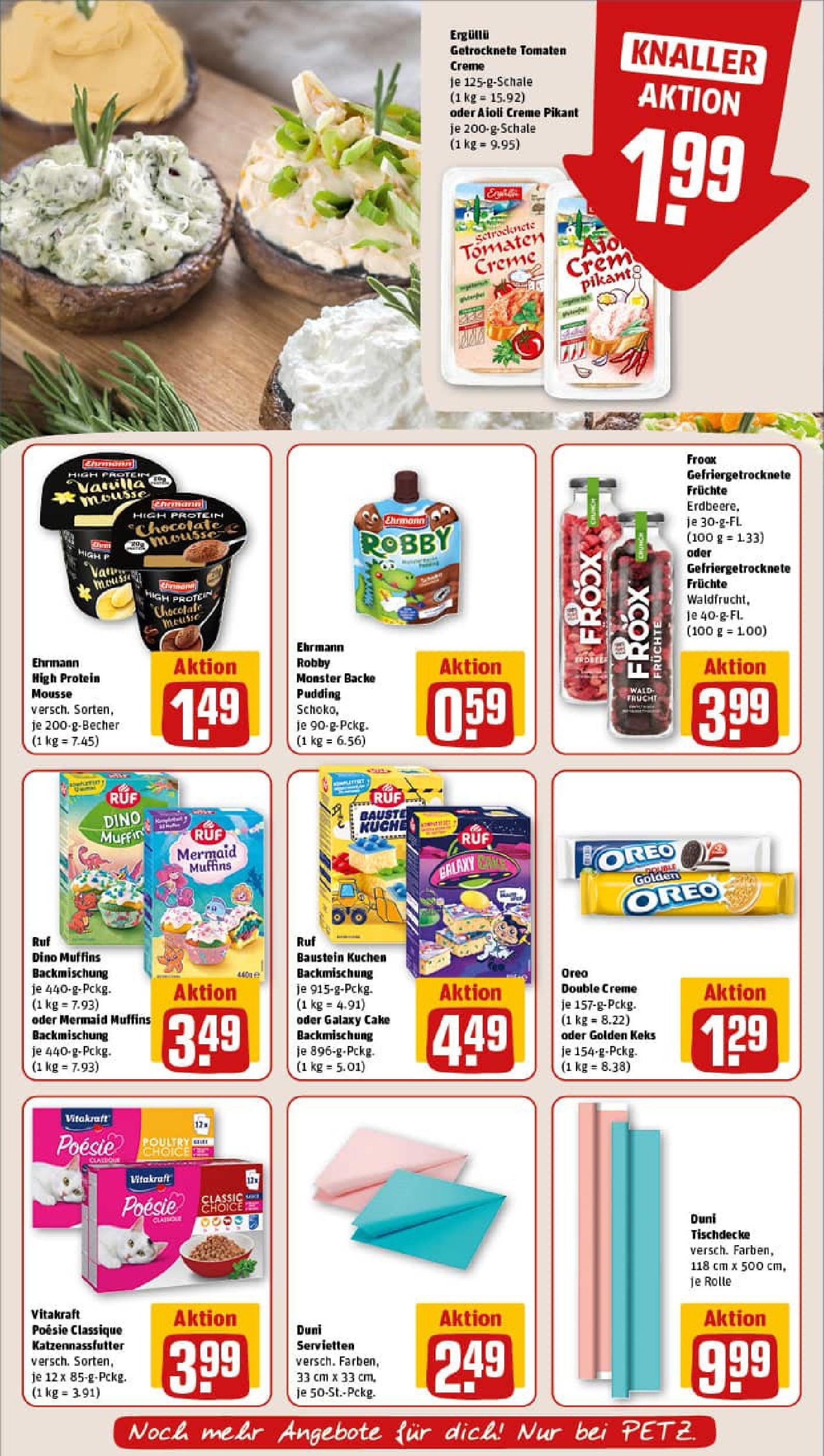 REWE Prospekt ab 03.08.2025 zum Blättern » Angebote | Seite: 15 | Produkte: Tomaten, Pudding, Creme, Kuchen REWE Prospekt ab 03.08.2025 zum Blättern » Angebote | Seite: 15 | Produkte: Tomaten, Pudding, Creme, Kuchen