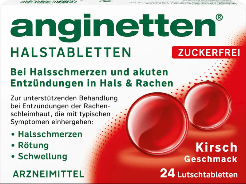anginetten Halstabletten zuckerfrei Kirsche