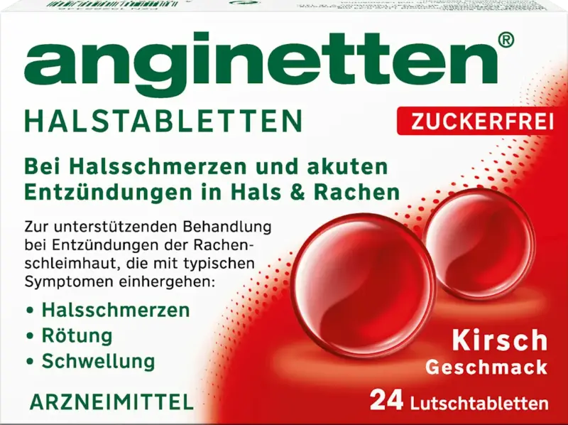anginetten Halstabletten zuckerfrei Kirsche