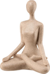 dm home Yogafrau, Arme unten, sand (15x14x5 cm/15x11x7 cm)