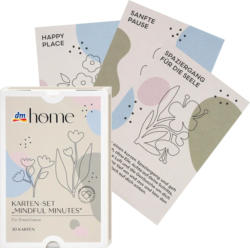 dm home Karten-Set aus Papier "MINDFUL MINUTES", Erwachsene (13x8,5 cm)