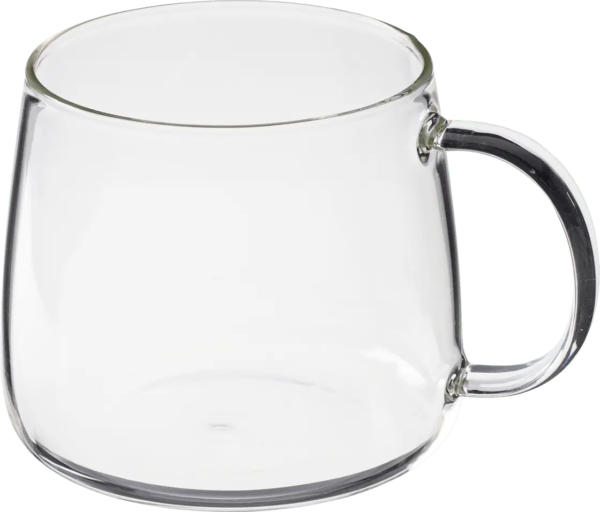 dm home Teebecher aus Borosilikatglas, klar