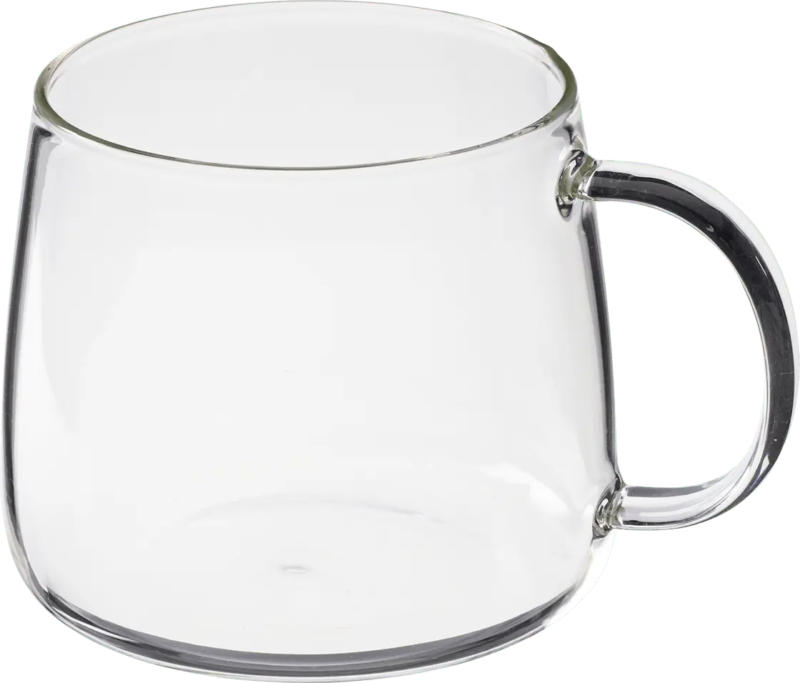 dm home Teebecher aus Borosilikatglas, klar