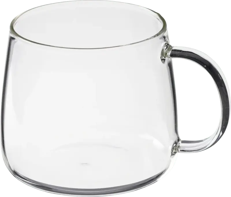 dm home Teebecher aus Borosilikatglas, klar
