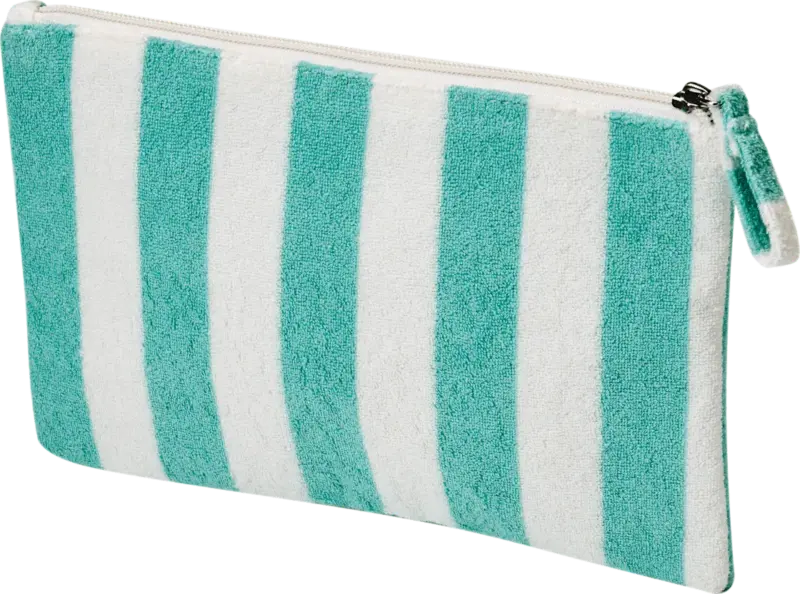 Vito & Joe Kosmetiktasche Streifen aus Frottee (23,5x15 cm)