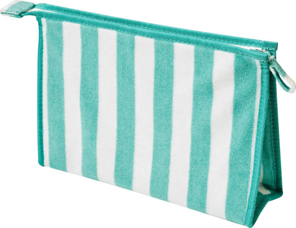 Vito & Joe Kosmetiktasche Streifen aus Frottee (30x20x8,5 cm)