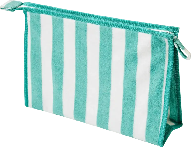 Vito & Joe Kosmetiktasche Streifen aus Frottee (30x20x8,5 cm)
