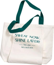 Vito & Joe Yoga-Tasche aus Bio-Baumwolle, offwhite