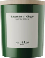 Jean&Len Duftkerze mit Holzdeckel, Rosemary & Ginger