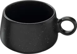 Dekorieren & Einrichten Kaffeebecher aus Keramik, schwarz