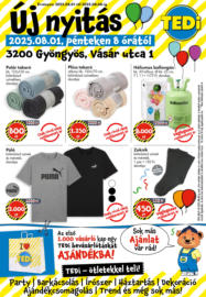 TEDi újság érvényessége 2025.08.06-ig