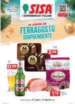 Sisa In arrivo in Ferragosto sorprendente - al 12.08.2025