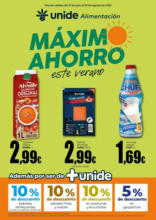 Máximo Ahorro este verano en UNIDE Alimentación Península