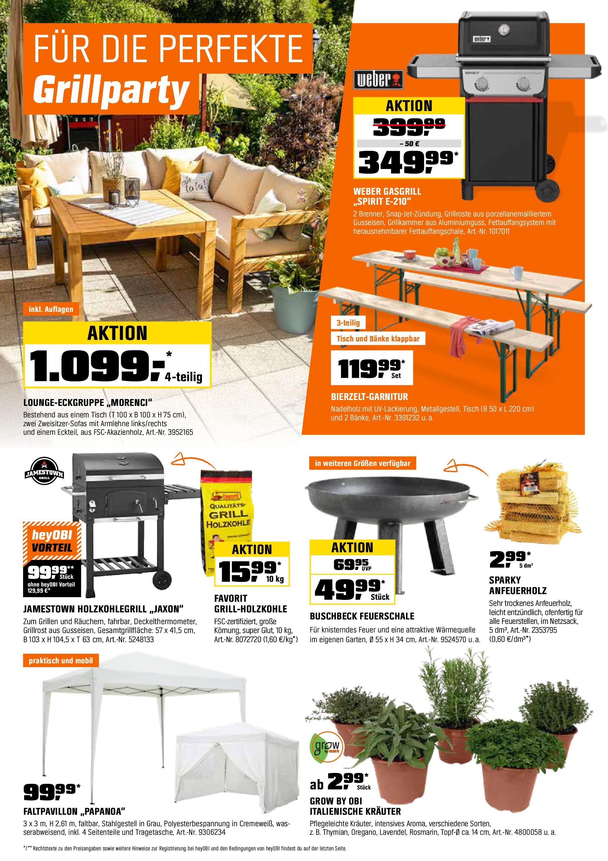 Obi Prospekt (ab 01.08.2025) zum Blättern | Seite: 4 | Produkte: Grill, Tisch Obi Prospekt (ab 01.08.2025) zum Blättern | Seite: 4 | Produkte: Grill, Tisch