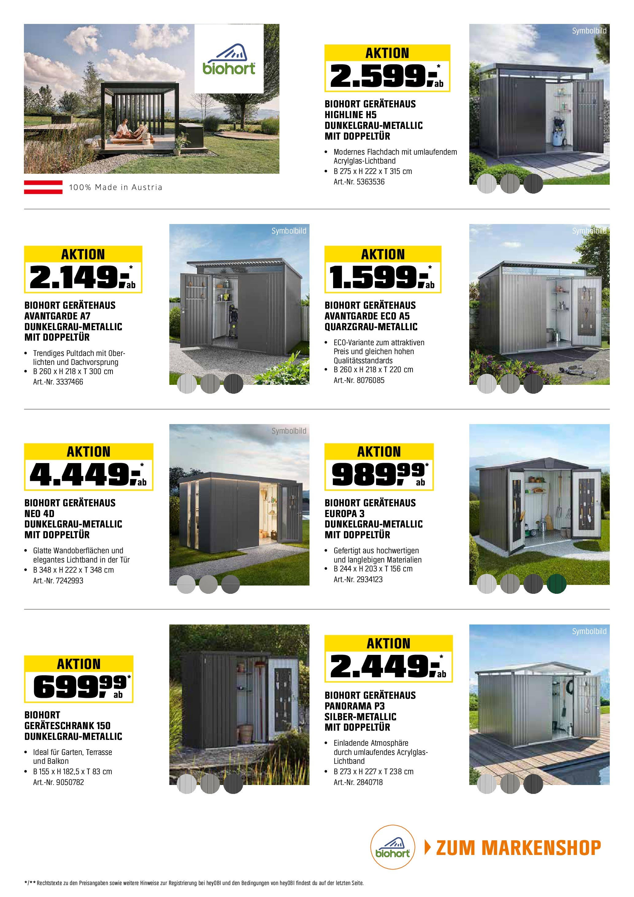 Obi Prospekt (ab 01.08.2025) zum Blättern | Seite: 10 | Produkte: Tür Obi Prospekt (ab 01.08.2025) zum Blättern | Seite: 10 | Produkte: Tür