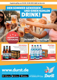 Durst: Getränkeangebote