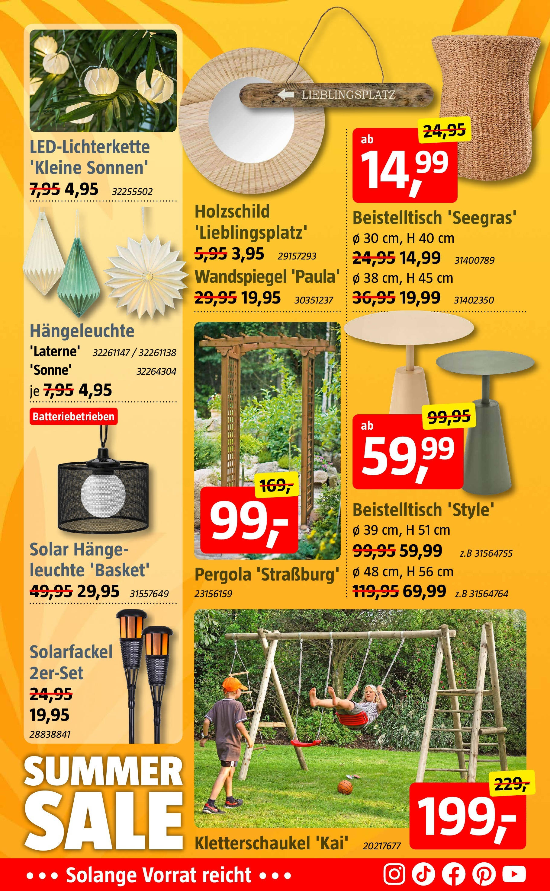 Bauhaus Prospekt (ab 01.08.2025) zum Blättern | Seite: 3 | Produkte: Beistelltisch, Wandspiegel Bauhaus Prospekt (ab 01.08.2025) zum Blättern | Seite: 3 | Produkte: Beistelltisch, Wandspiegel