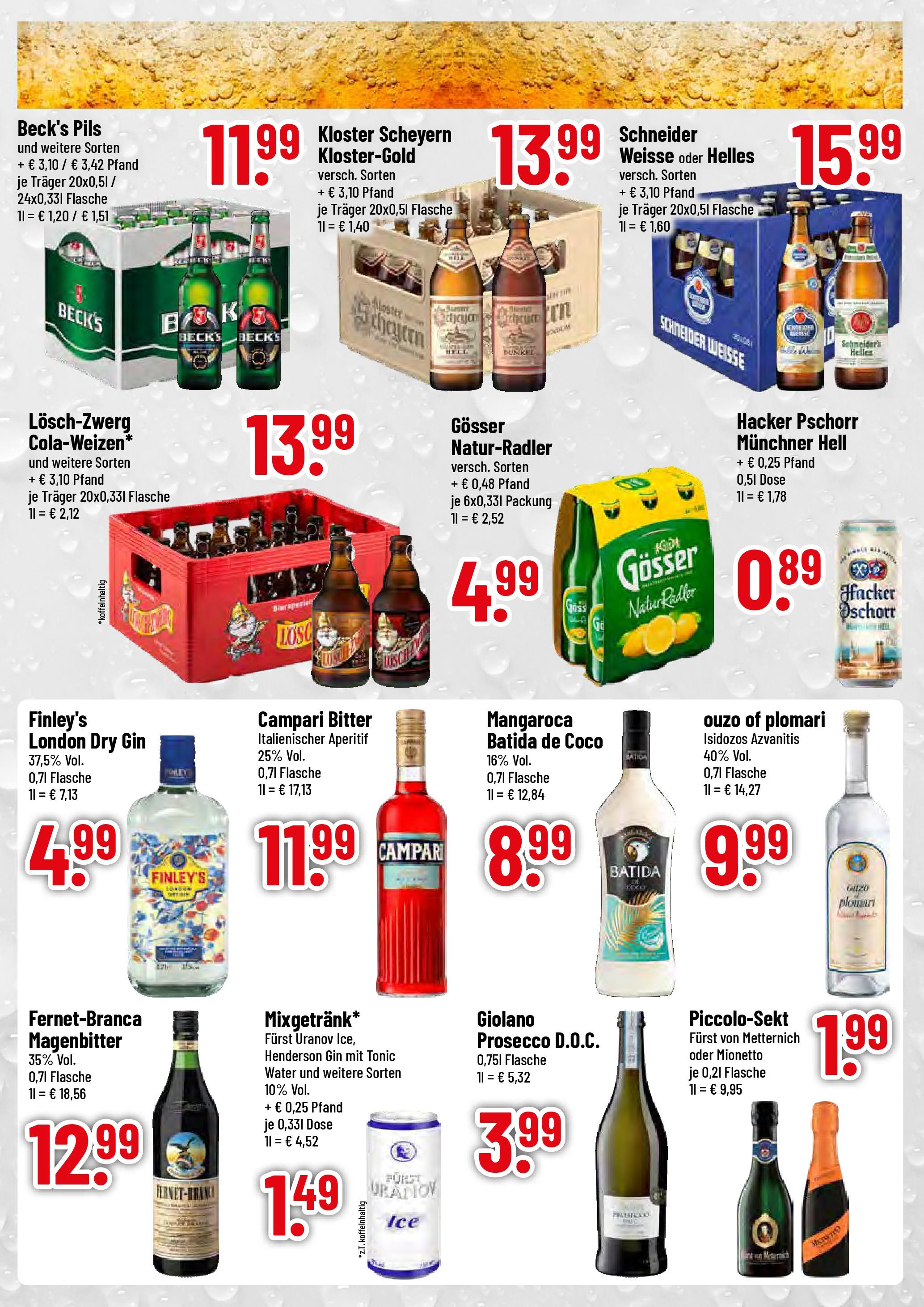 Trinkgut prospekt Neuburg an der Donau	 (ab 03.08.2025) » Angebote online | Seite: 3 | Produkte: Ouzo, Batida de coco, Pils, Gin