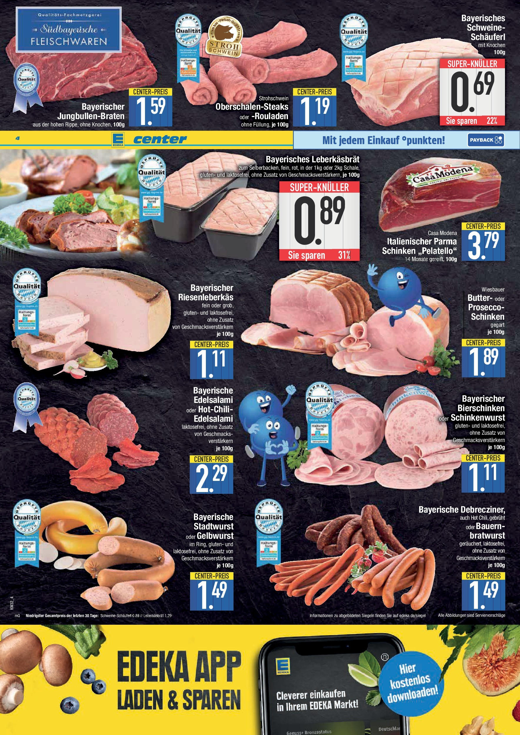 Edeka prospekt München	 (ab 03.08.2025) » Angebote Online | Seite: 4