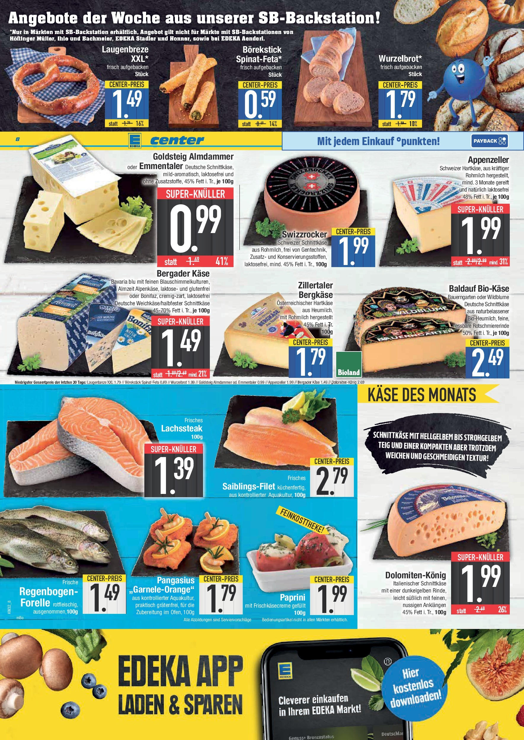 Edeka prospekt München	 (ab 03.08.2025) » Angebote Online | Seite: 8