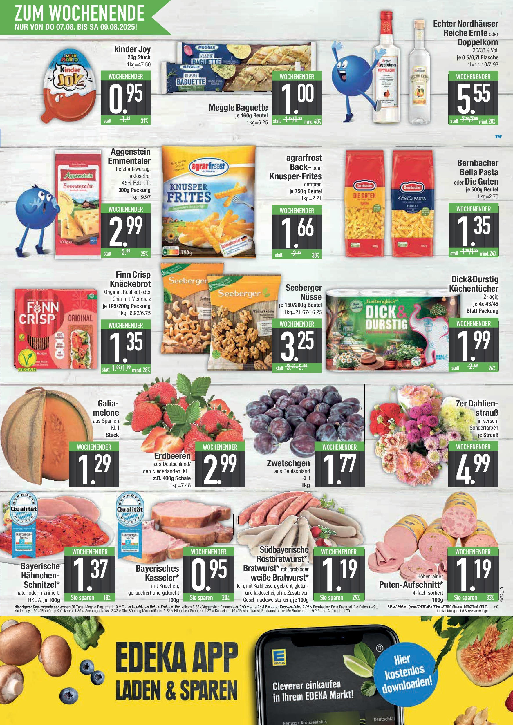 Edeka prospekt München	 (ab 03.08.2025) » Angebote Online | Seite: 19
