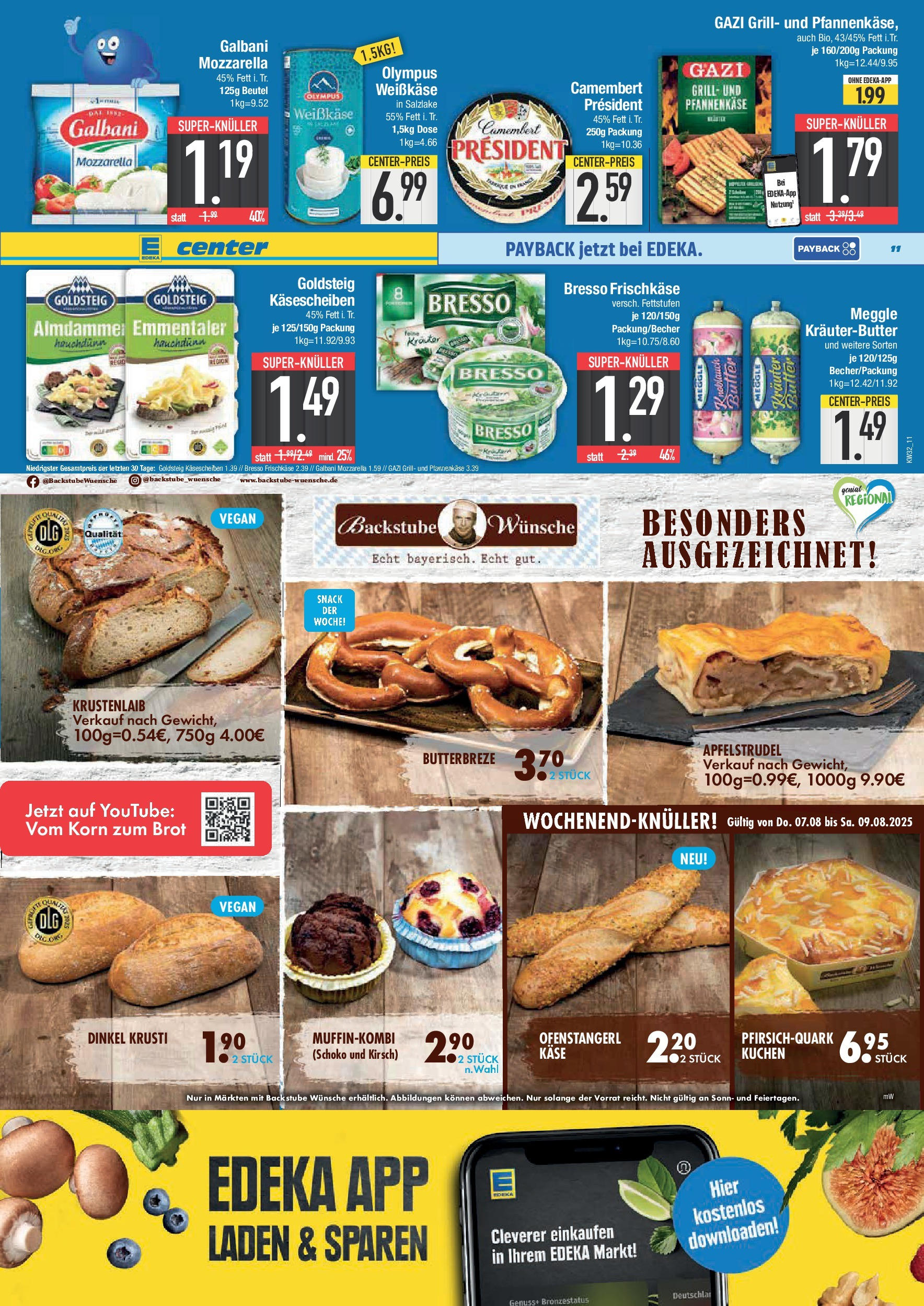 Edeka prospekt München	 (ab 03.08.2025) » Angebote Online | Seite: 11