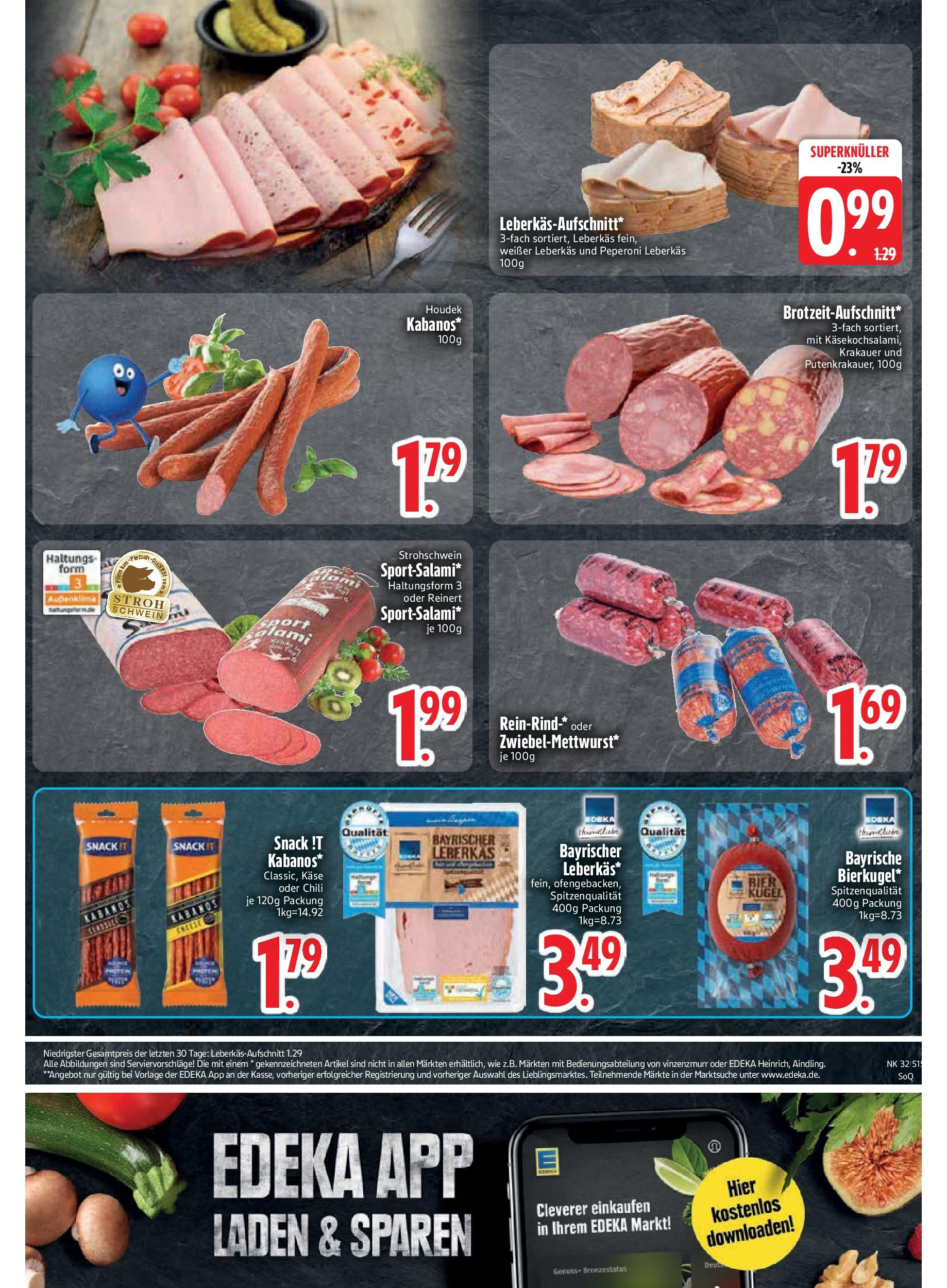 Edeka prospekt Vilgertshofen-Issing	 (ab 03.08.2025) » Angebote Online | Seite: 17 | Produkte: Käse, Chili