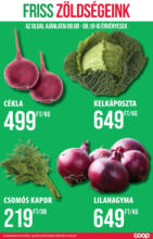 COOP Szolnok újság érvényessége - 2025.08.13-ig