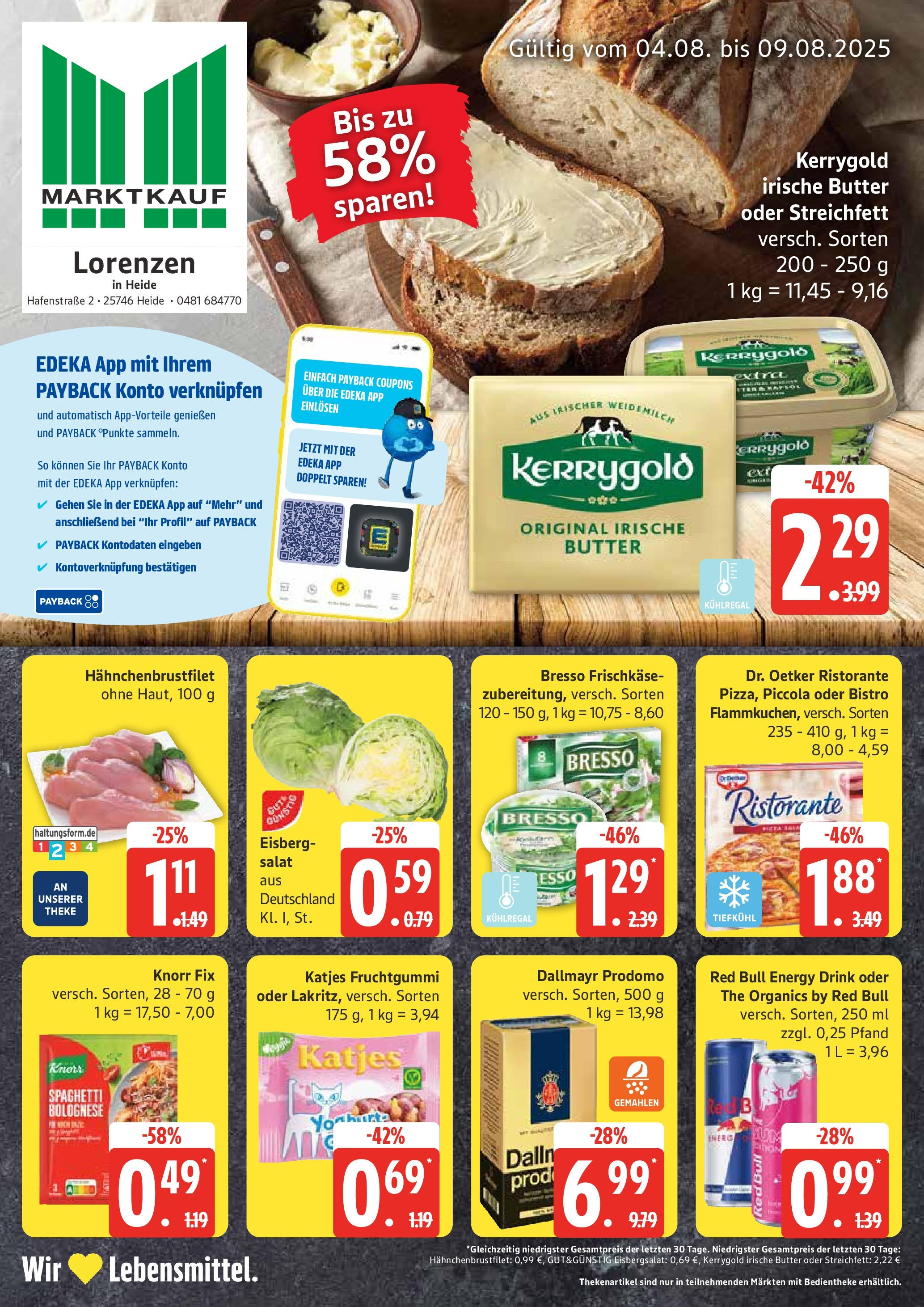 Marktkauf - Marktkauf: Wochenangebote (ab 03.08.2025) » Angebote ab Montag | Seite: 1 | Produkte: Red bull, Energy, Butter, Knorr Marktkauf - Marktkauf: Wochenangebote (ab 03.08.2025) » Angebote online | Seite: 1 | Produkte: Red bull, Energy, Butter, Knorr