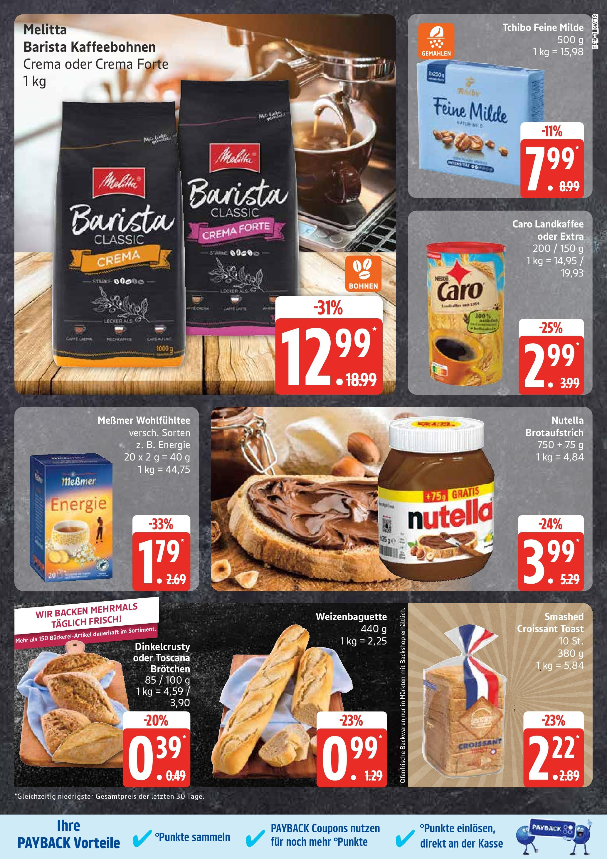 Marktkauf - Marktkauf: Wochenangebote (ab 03.08.2025) » Angebote ab Montag | Seite: 19 | Produkte: Toast, Messmer, Ofenfrische, Nutella Marktkauf - Marktkauf: Wochenangebote (ab 03.08.2025) » Angebote online | Seite: 19 | Produkte: Toast, Messmer, Ofenfrische, Nutella