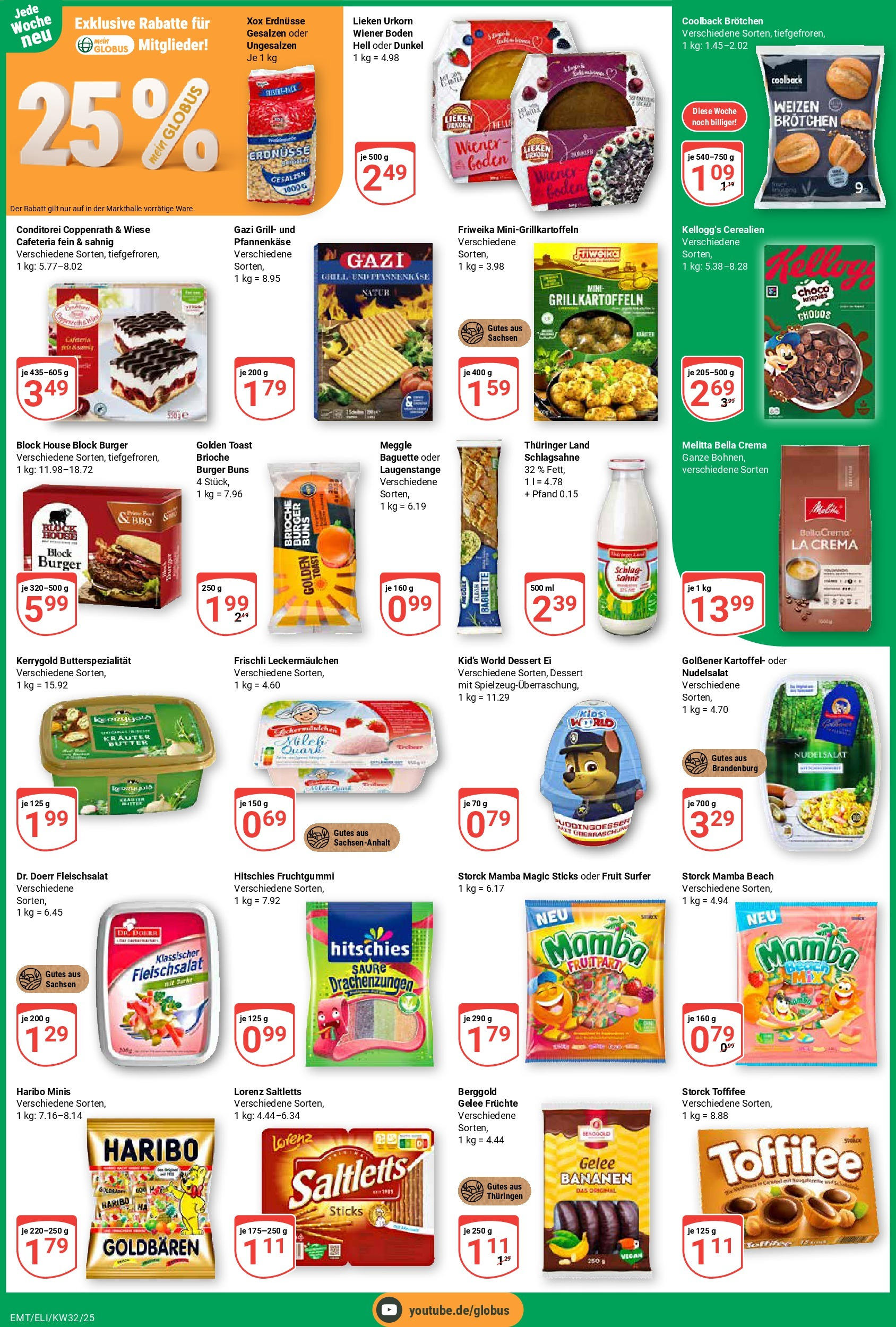 Globus prospekt Erfurt-Linderbach (ab 03.08.2025) » Angebote ab Montag | Seite: 5 | Produkte: Melitta, Grill, Schlagsahne, Sahne Globus prospekt Erfurt-Linderbach (ab 03.08.2025) » Angebote online | Seite: 5 | Produkte: Melitta, Grill, Schlagsahne, Sahne