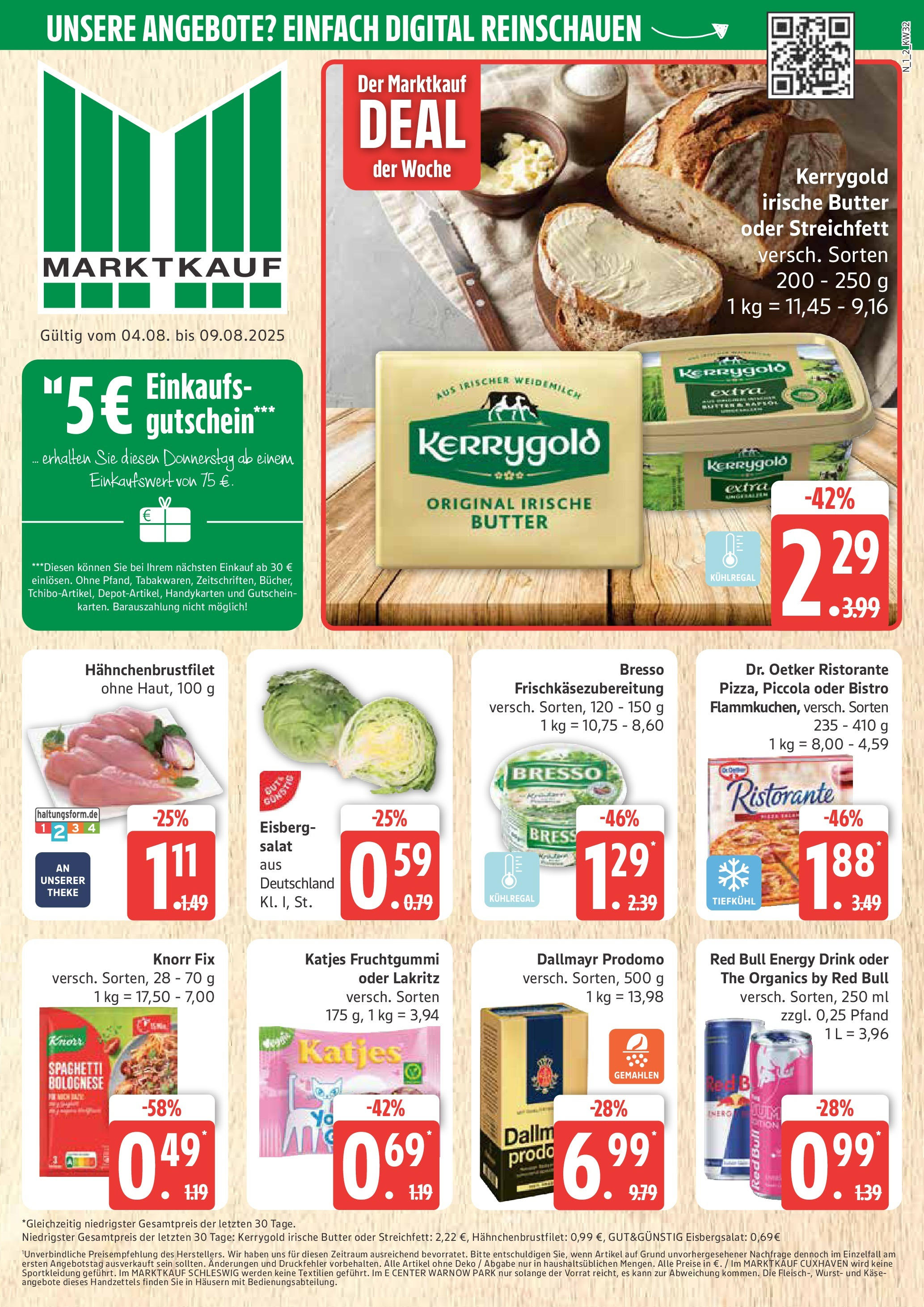 Marktkauf - Marktkauf: Wochenangebote (ab 03.08.2025) » Angebote ab Montag | Seite: 1 | Produkte: Ristorante, Red bull, Käse, Salat Marktkauf - Marktkauf: Wochenangebote (ab 03.08.2025) » Angebote online | Seite: 1 | Produkte: Ristorante, Red bull, Käse, Salat