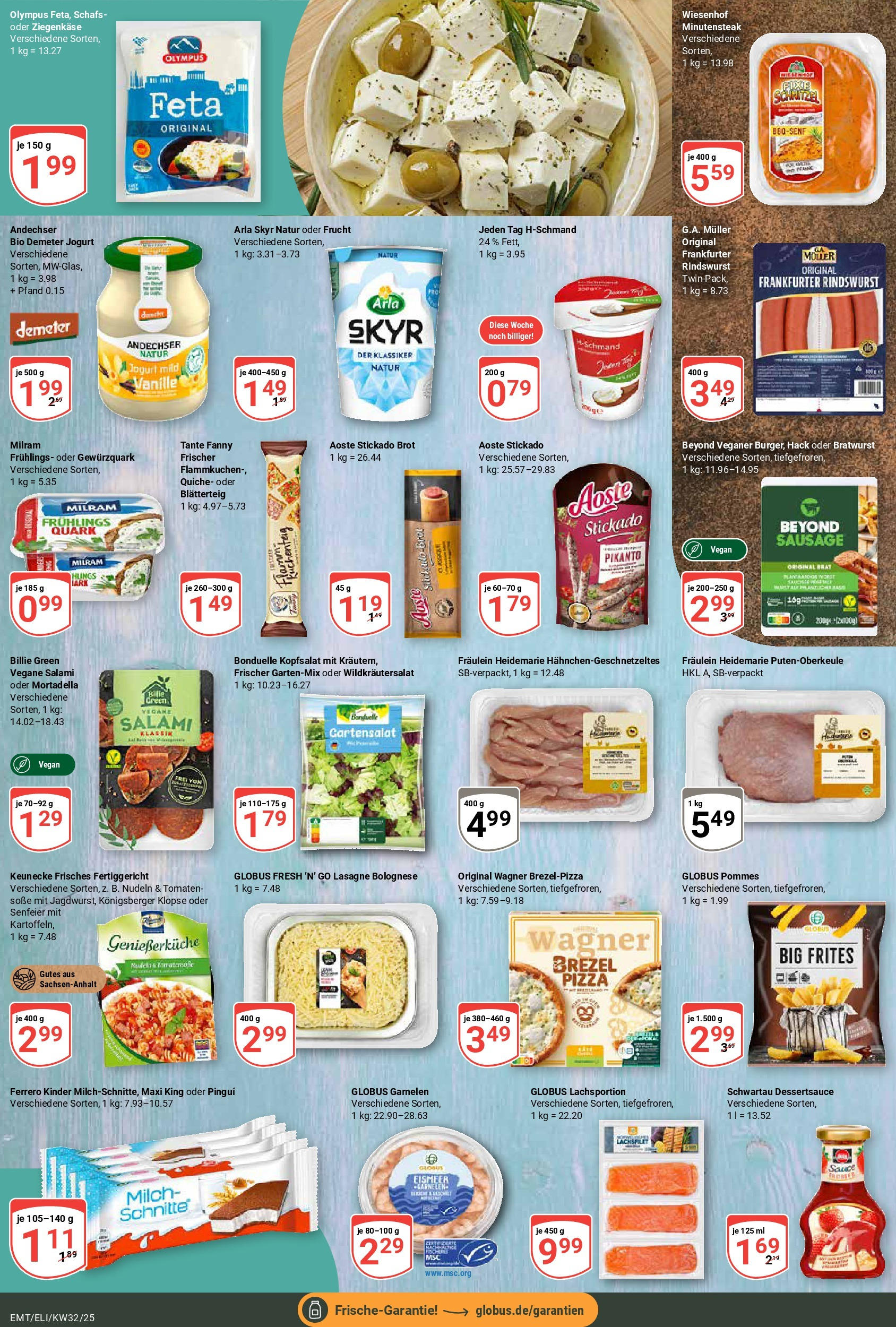 Globus prospekt Erfurt-Linderbach (ab 03.08.2025) » Angebote ab Montag | Seite: 16 | Produkte: Garnelen, Skyr, Soße, Brot Globus prospekt Erfurt-Linderbach (ab 03.08.2025) » Angebote online | Seite: 16 | Produkte: Garnelen, Skyr, Soße, Brot