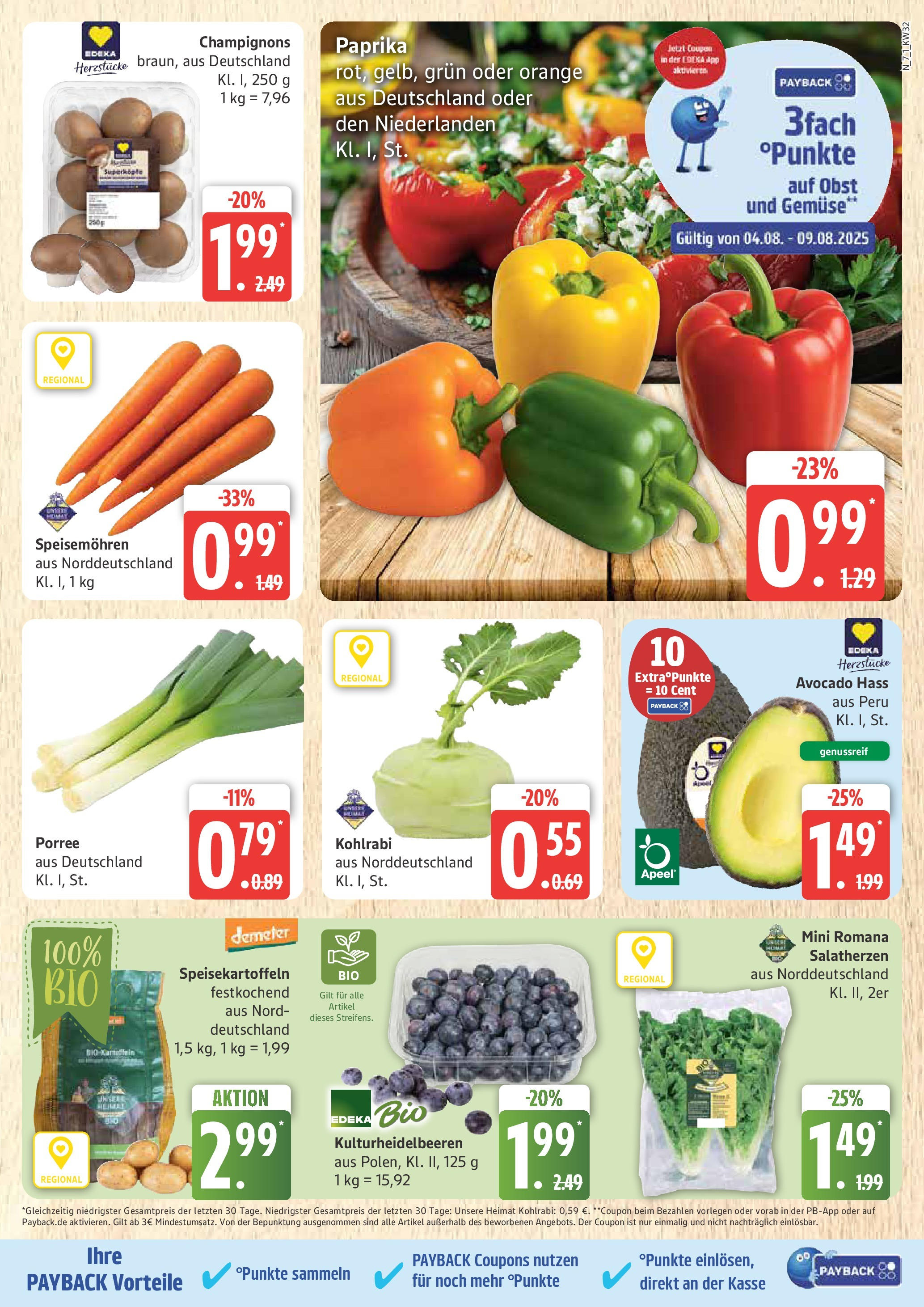 Marktkauf - Marktkauf: Wochenangebote (ab 03.08.2025) » Angebote ab Montag | Seite: 7 | Produkte: Kohlrabi, Avocado, Champignons, Obst Marktkauf - Marktkauf: Wochenangebote (ab 03.08.2025) » Angebote online | Seite: 7 | Produkte: Kohlrabi, Avocado, Champignons, Obst