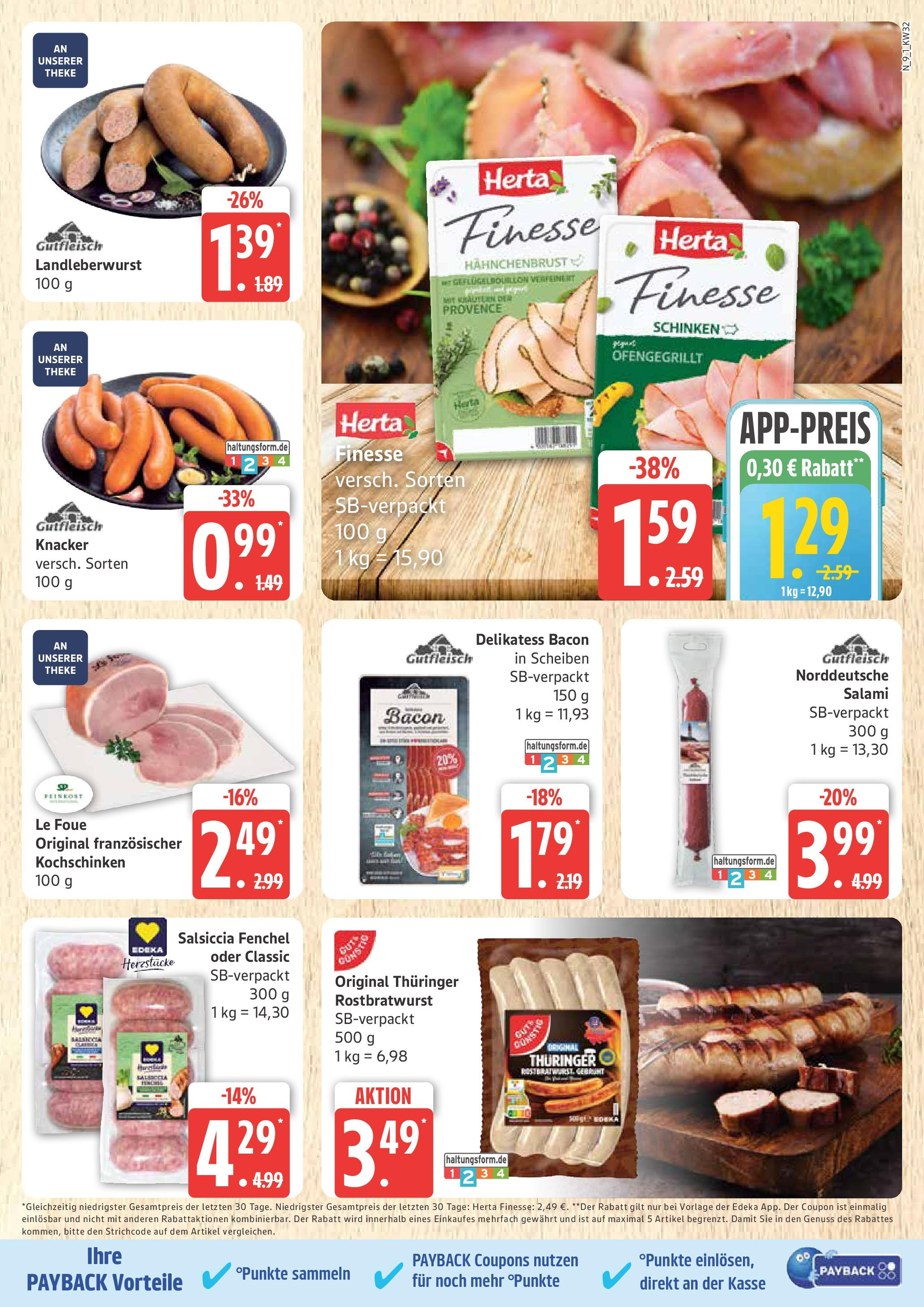 Marktkauf - Marktkauf: Wochenangebote (ab 03.08.2025) » Angebote ab Montag | Seite: 9 | Produkte: Salami, Schinken, Herta finesse, Hahnchenbrust Marktkauf - Marktkauf: Wochenangebote (ab 03.08.2025) » Angebote online | Seite: 9 | Produkte: Salami, Schinken, Herta finesse, Hahnchenbrust