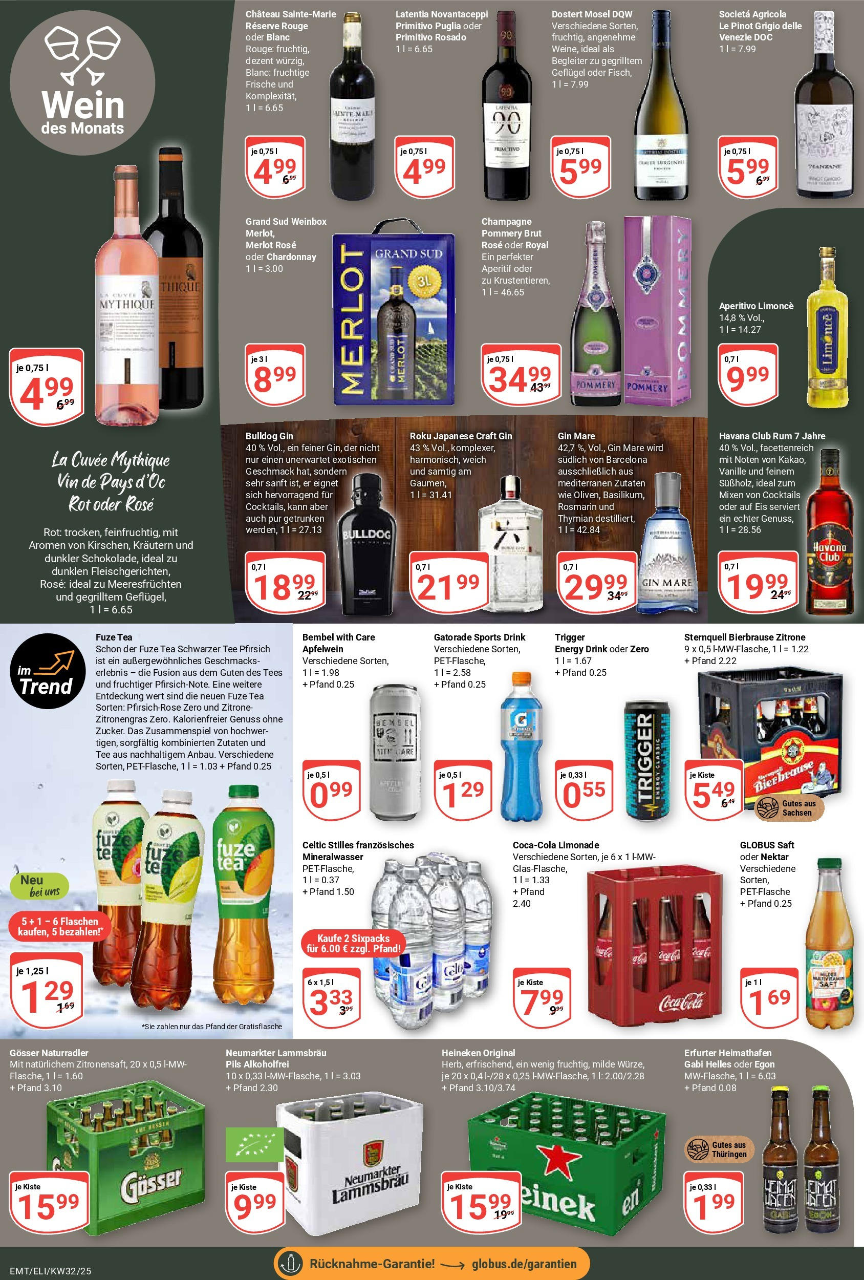 Globus prospekt Erfurt-Linderbach (ab 03.08.2025) » Angebote ab Montag | Seite: 21 | Produkte: Pils, Limonade, Mineralwasser, Grand sud Globus prospekt Erfurt-Linderbach (ab 03.08.2025) » Angebote online | Seite: 21 | Produkte: Pils, Limonade, Mineralwasser, Grand sud